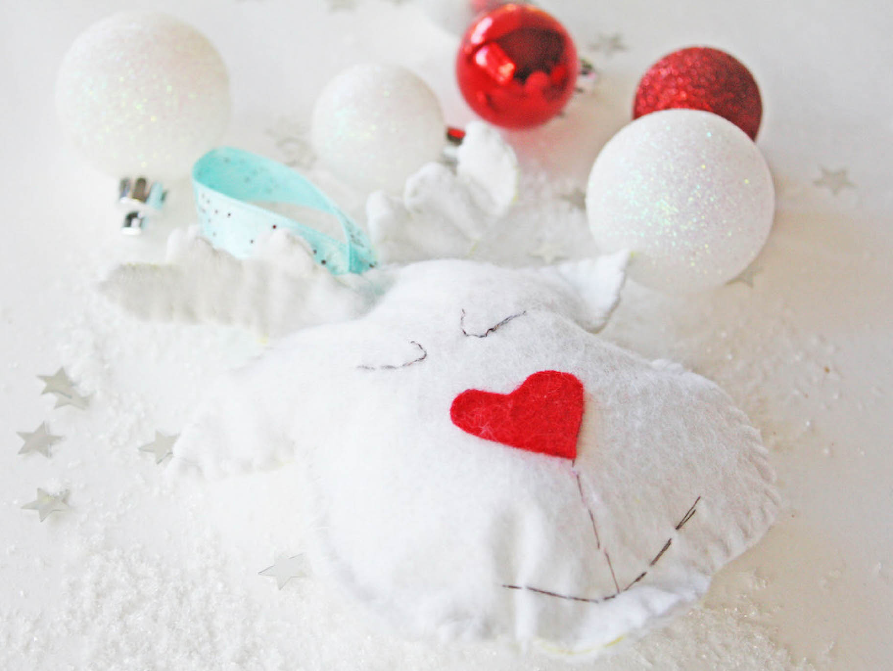 Easy Handmade Felt Reindeer Ornament