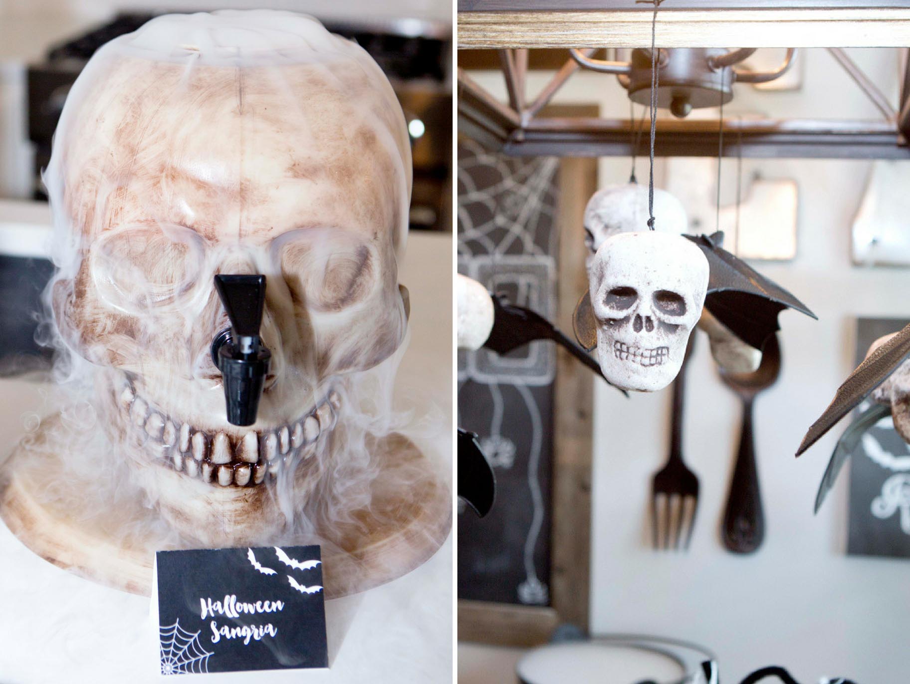 DIY Halloween Skulls