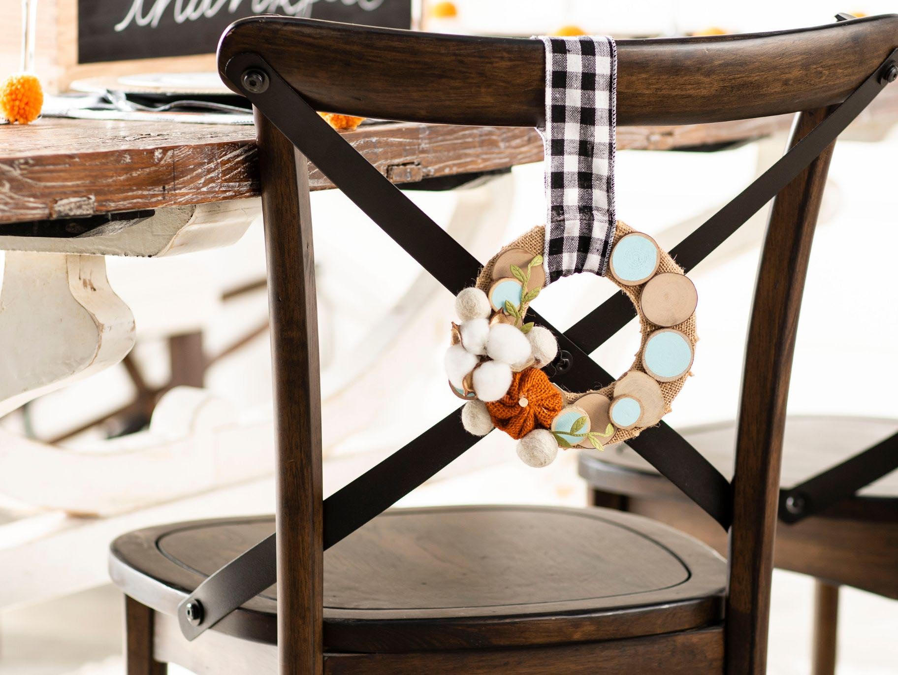 DIY Pumpkin Mini Wreath