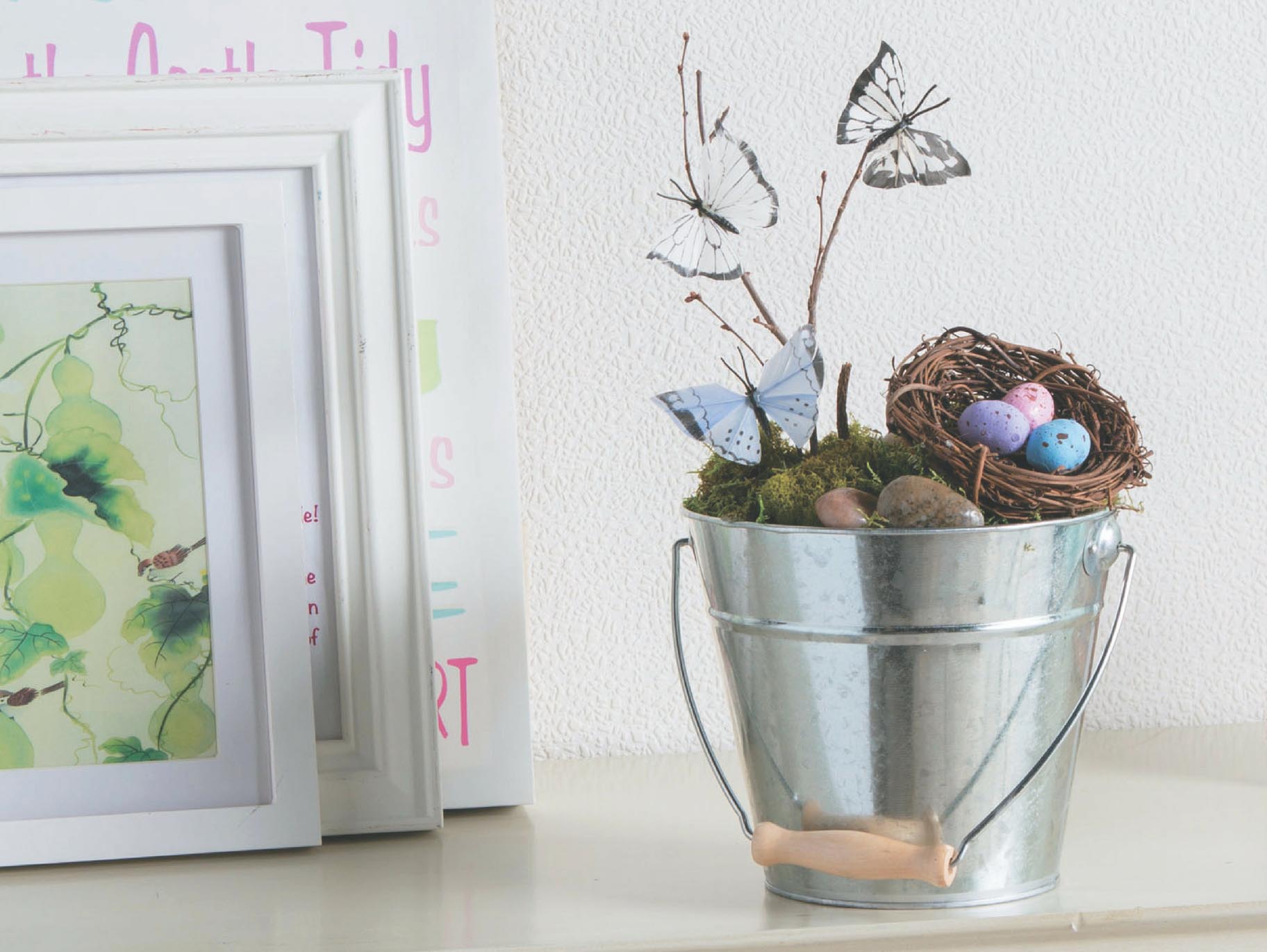 DIY Spring Open Terrarium