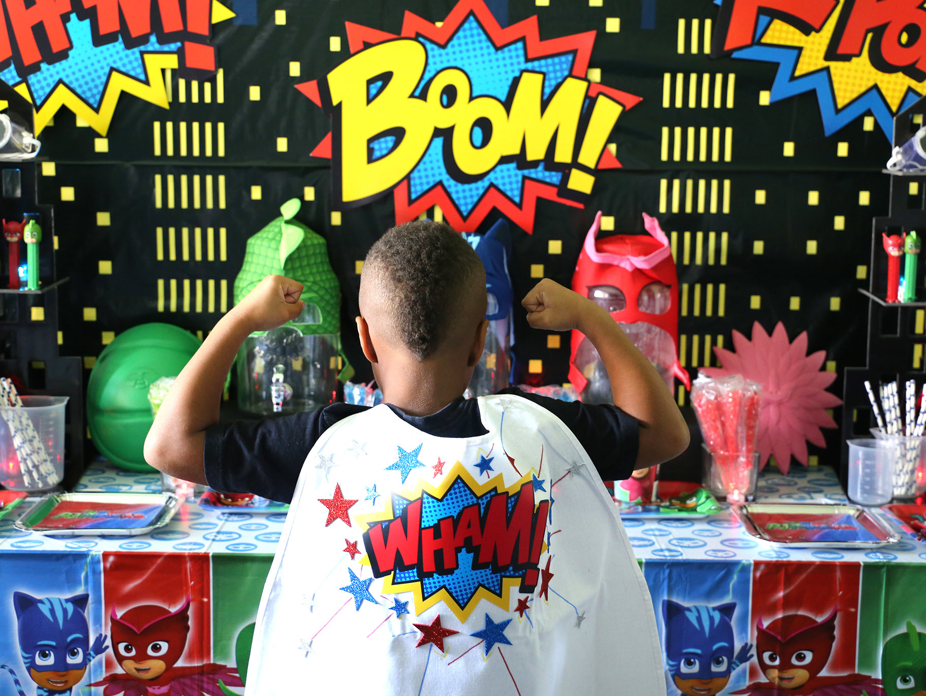 DIY Superhero Capes Party Activity