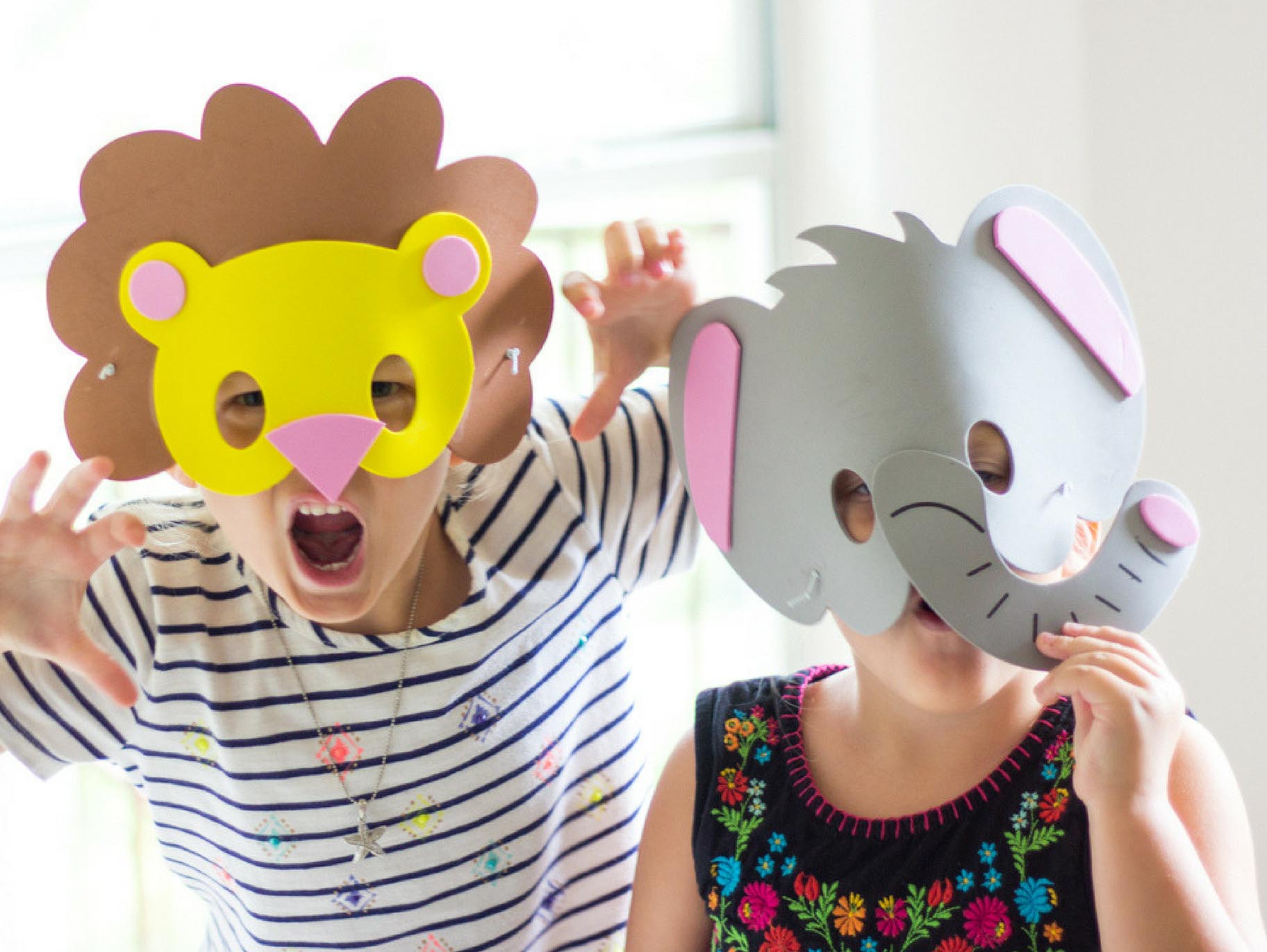 Make Your Own Zoo Animal Masks | Fun365