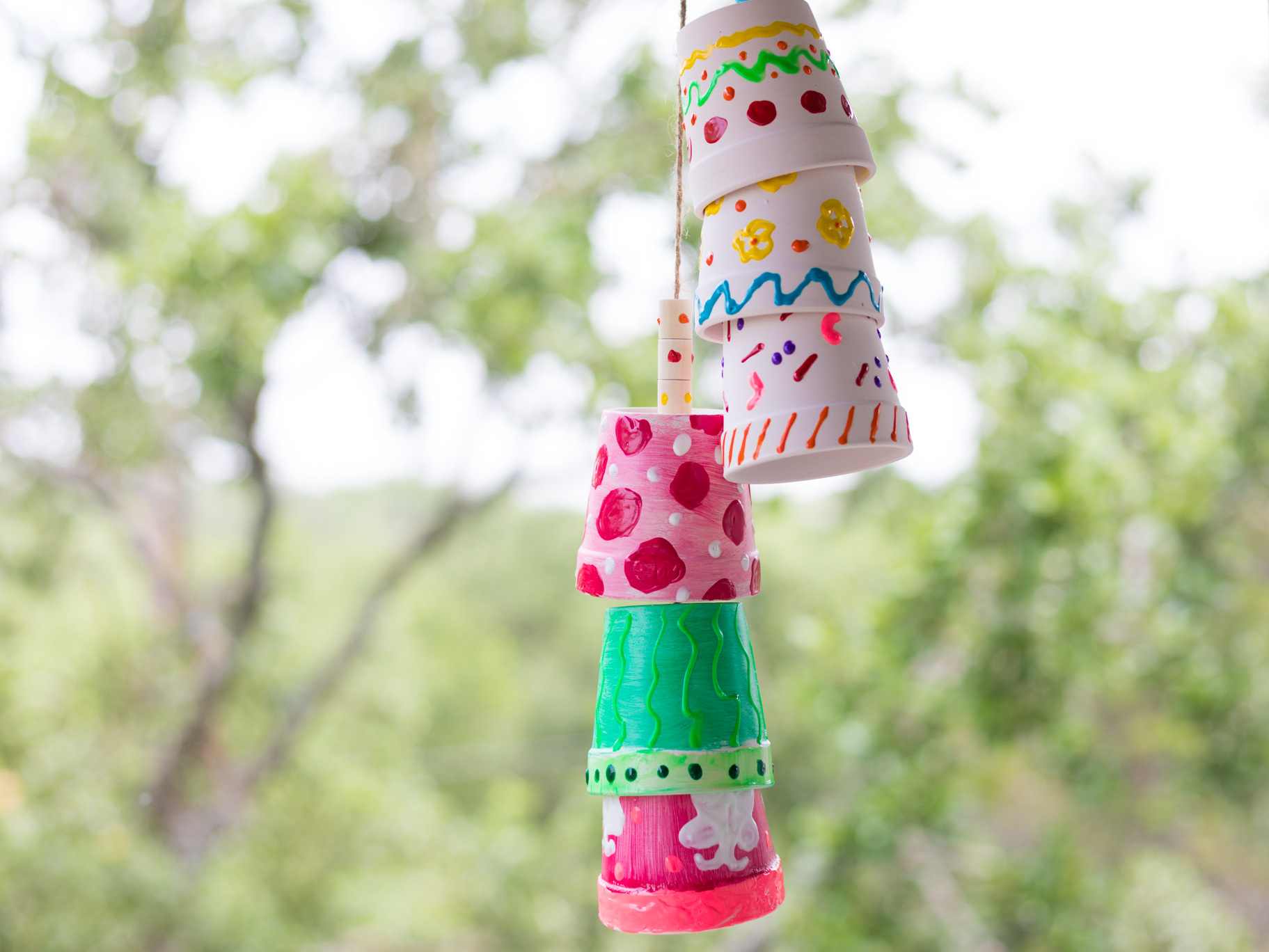 Flower Pot Wind Chimes | Fun365