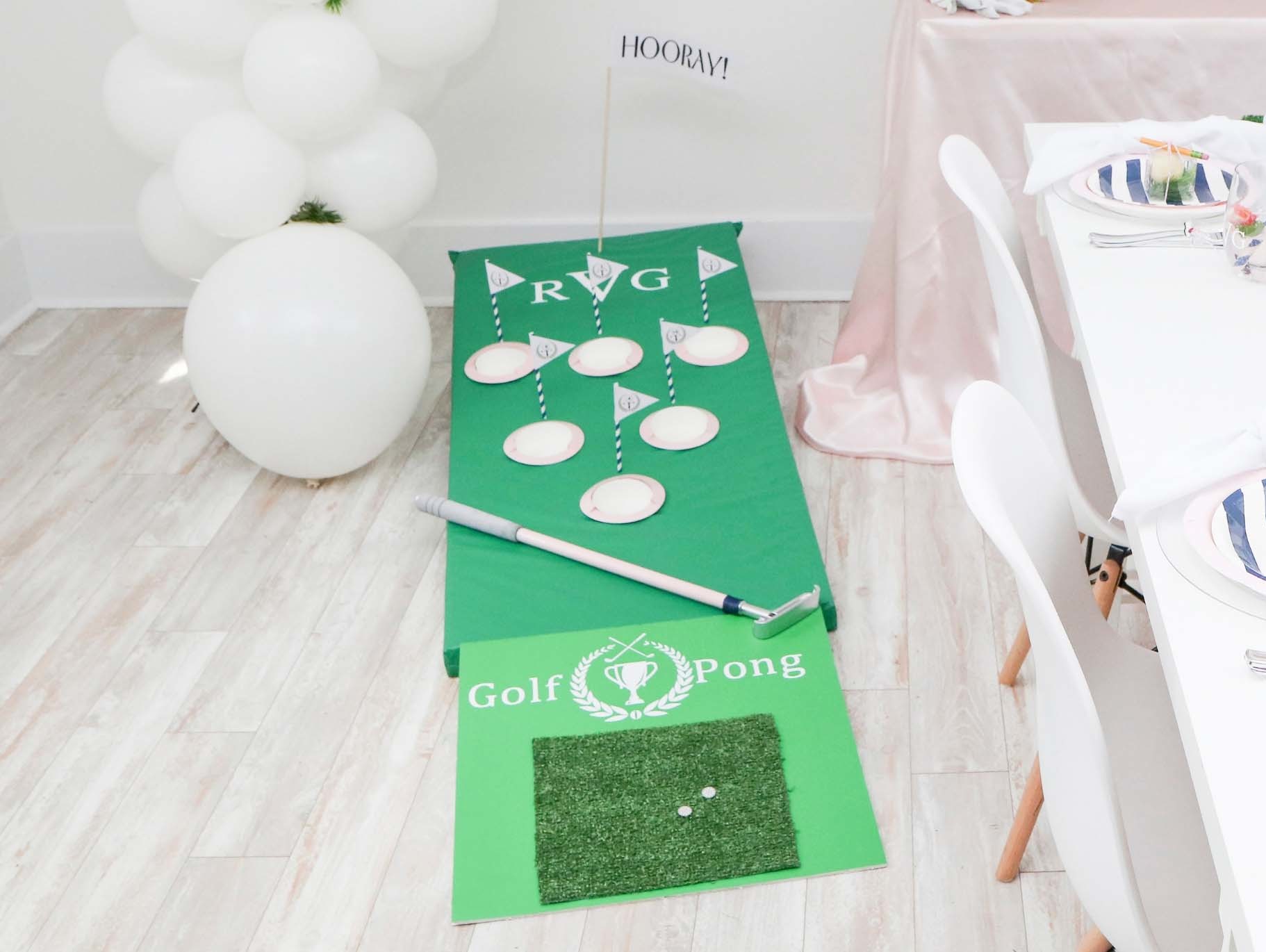 DIY Golf Prosecco Pong