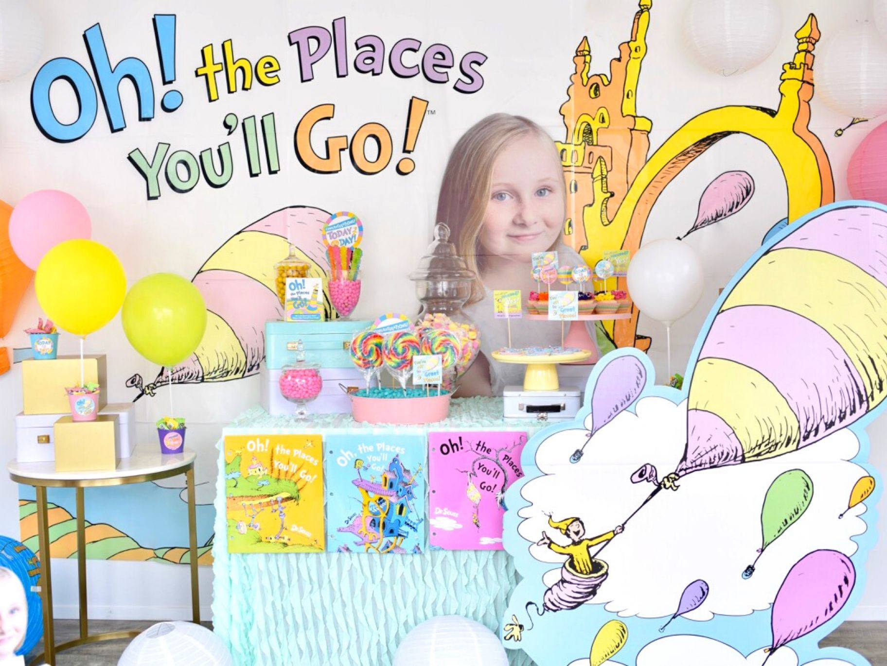 Oh the Places You'll Go Graduation Candy Buffet