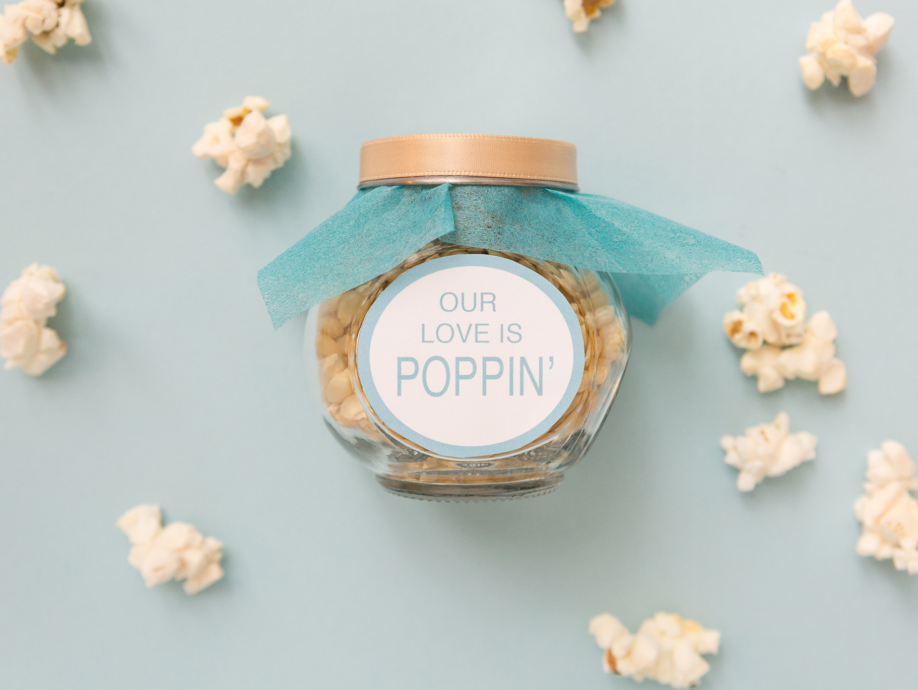 popcorn wedding favors