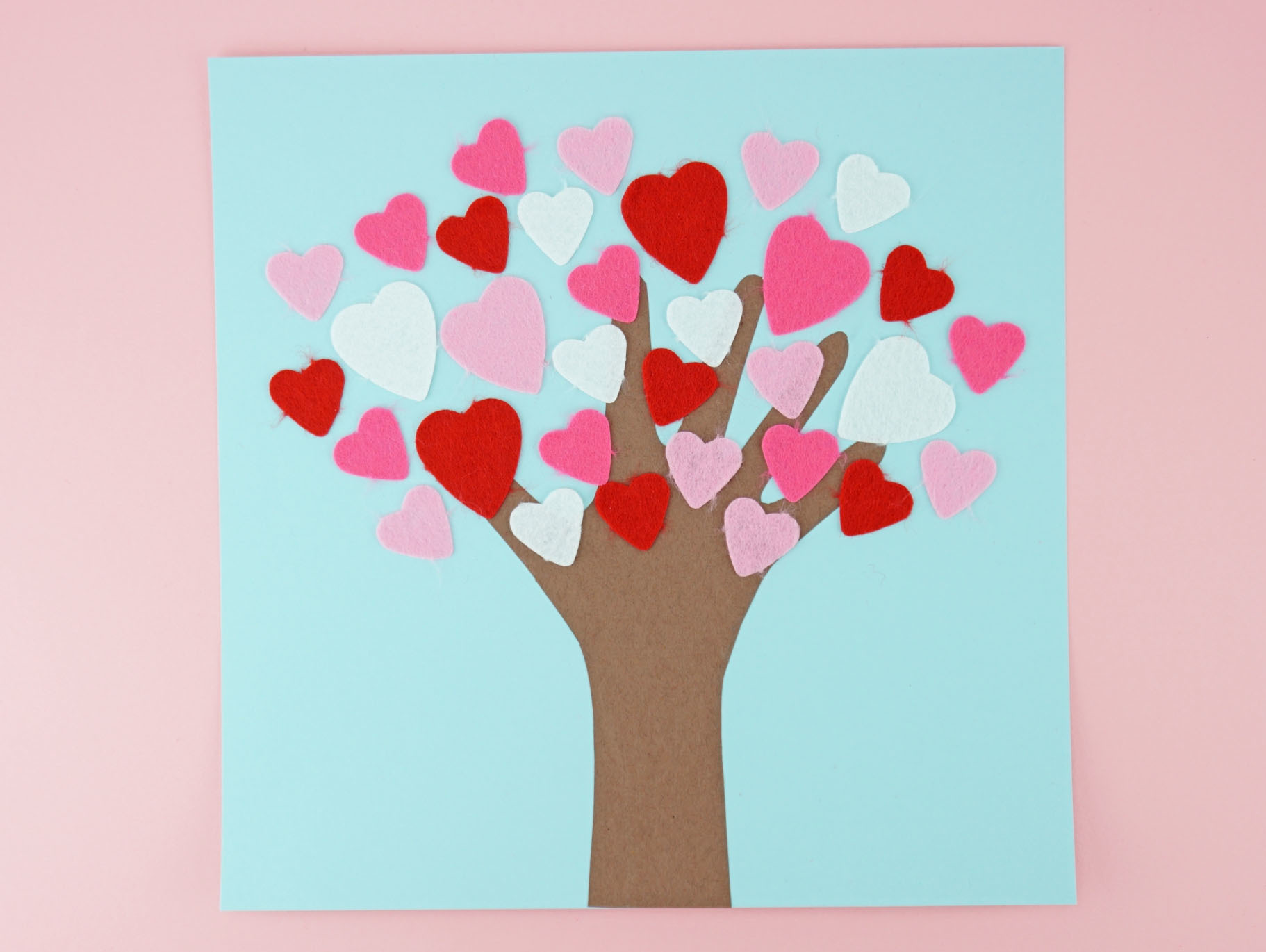 heart tree craft