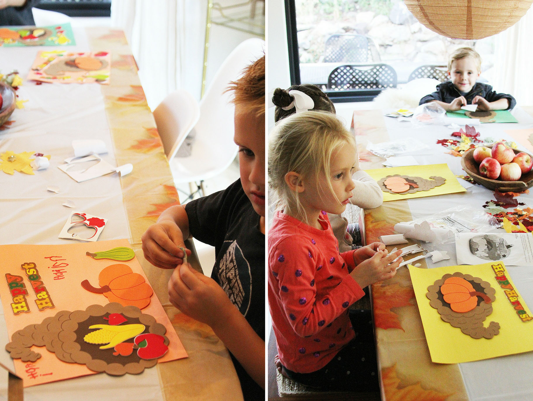 Happy Harvest Sticker Craft