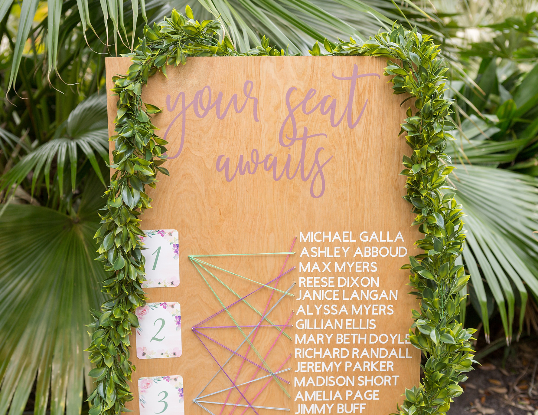 Find Your Seat, DIY Wedding Decal, Seating Chart