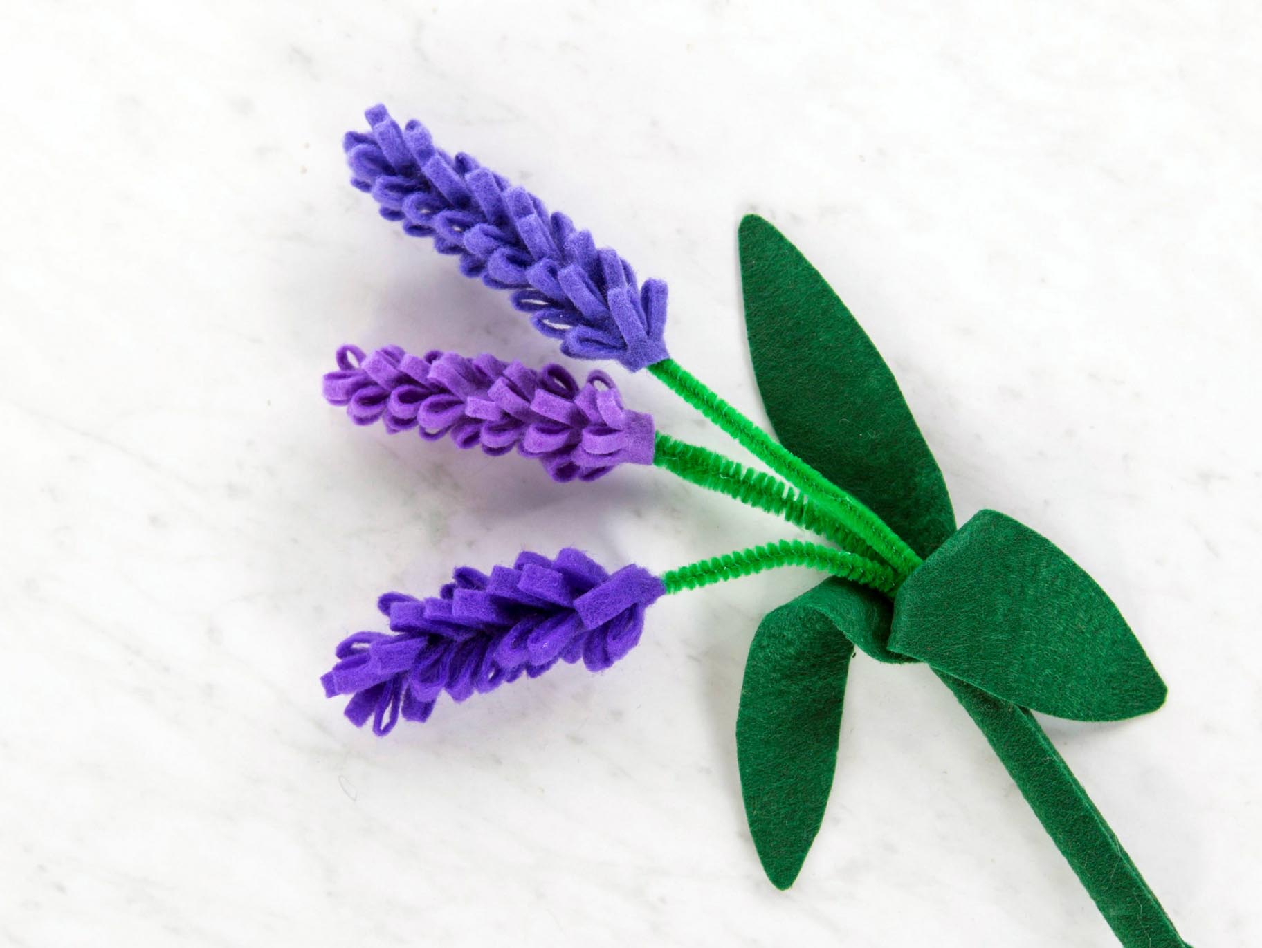 How to Make a Felt Hyacinth Flower