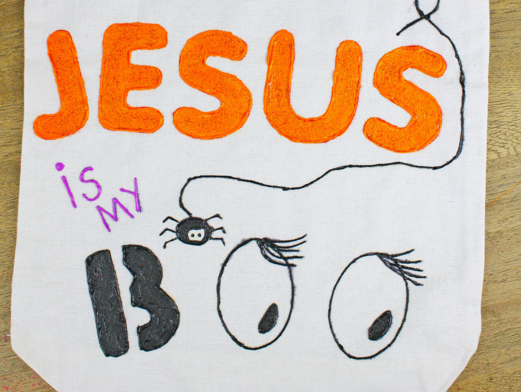 Jesus is my Boo Trick or Treat Bag Idea