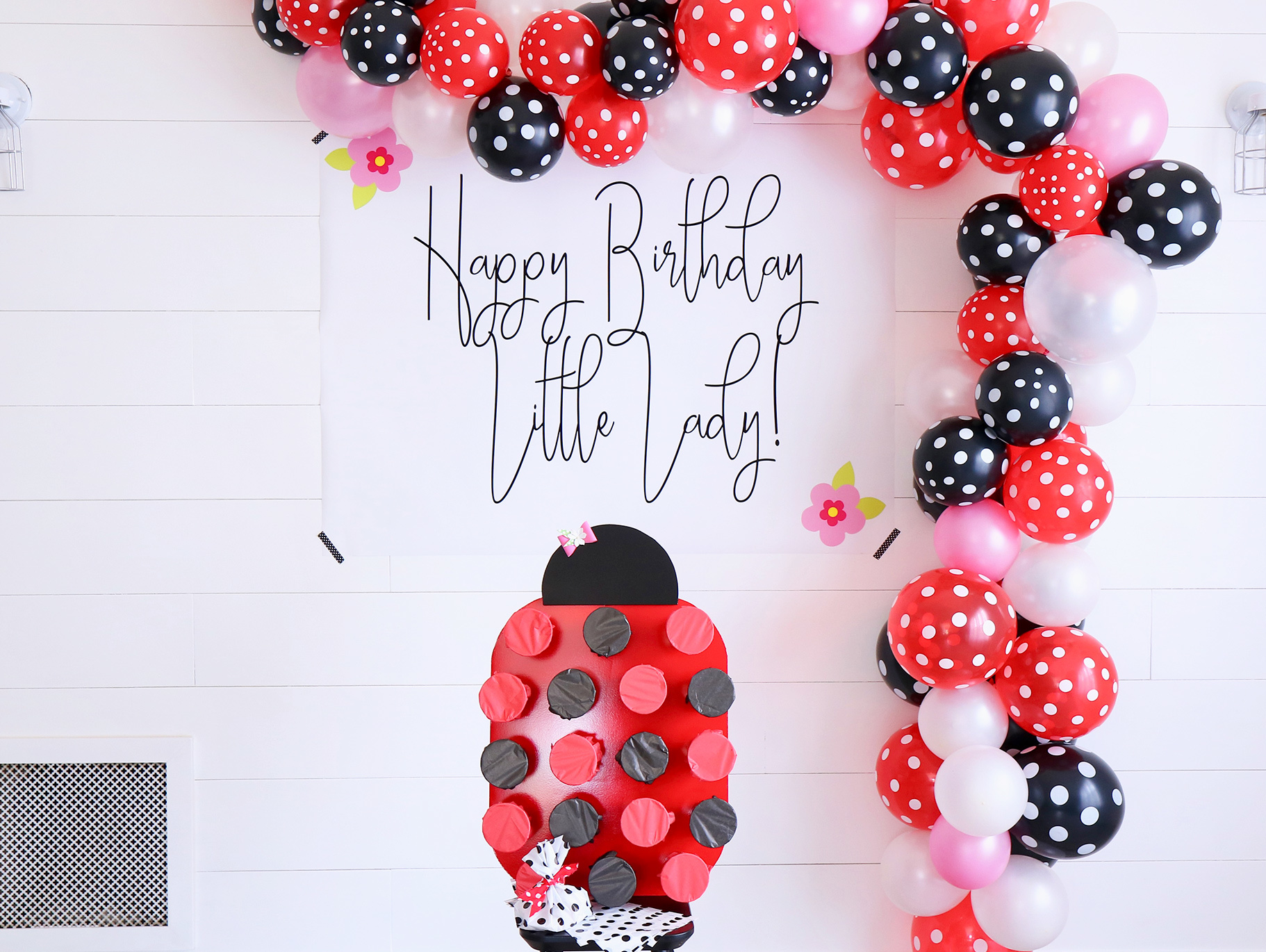 DIY Poke a Ladybug Party Game