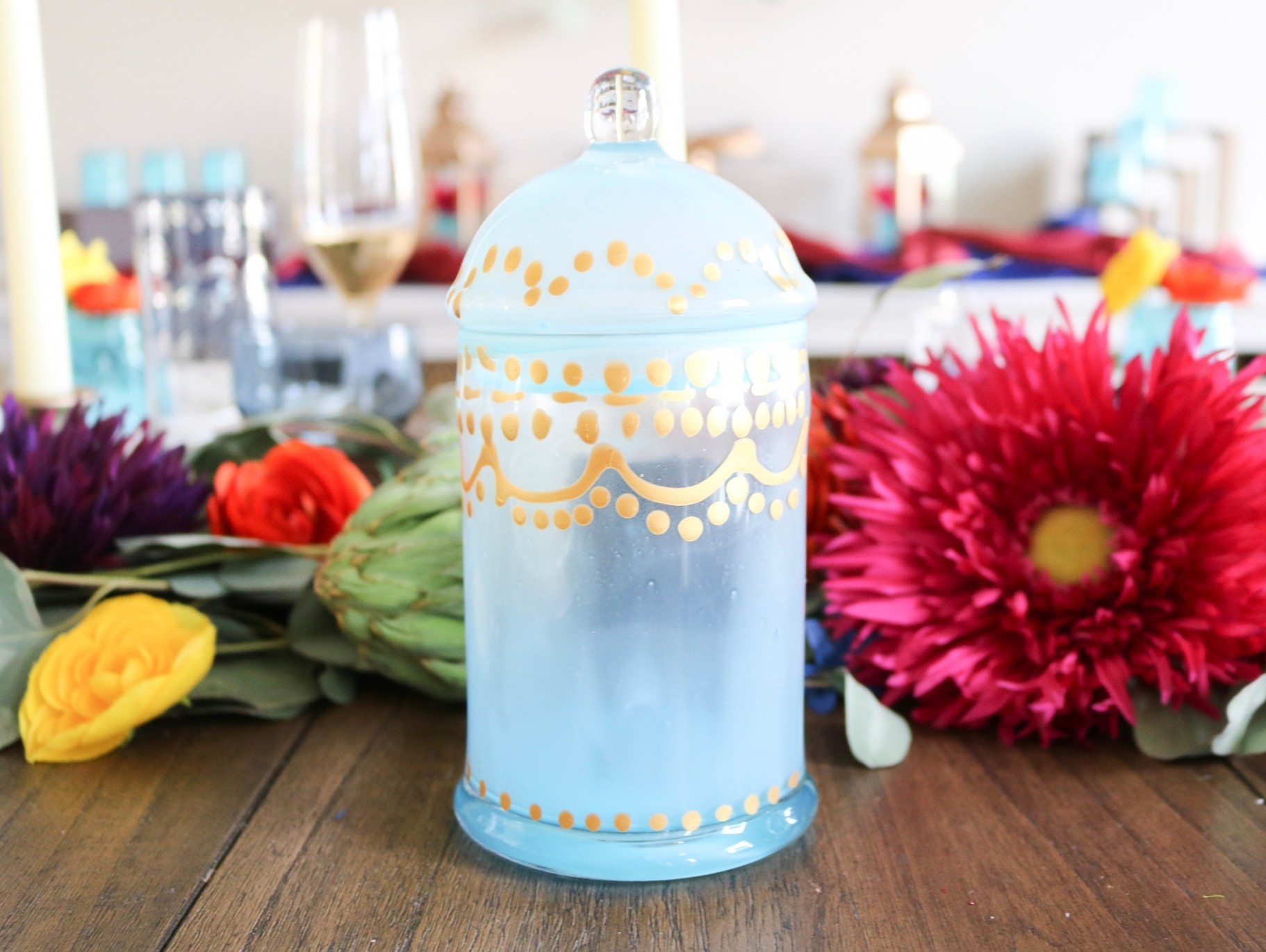 DIY Moroccan Decorative Jars