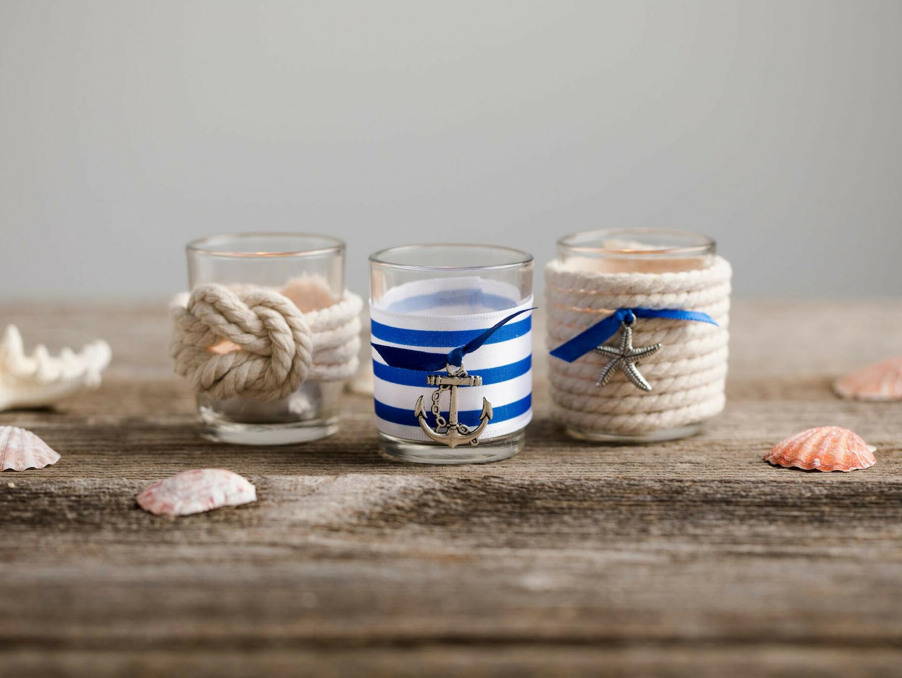 Nautical Votive Holder Decor Idea