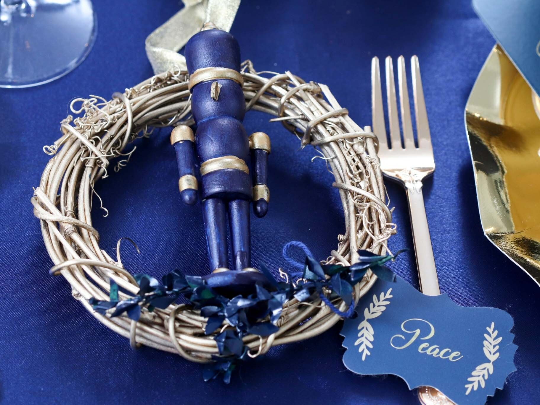 DIY Nutcracker Wreath Ornament