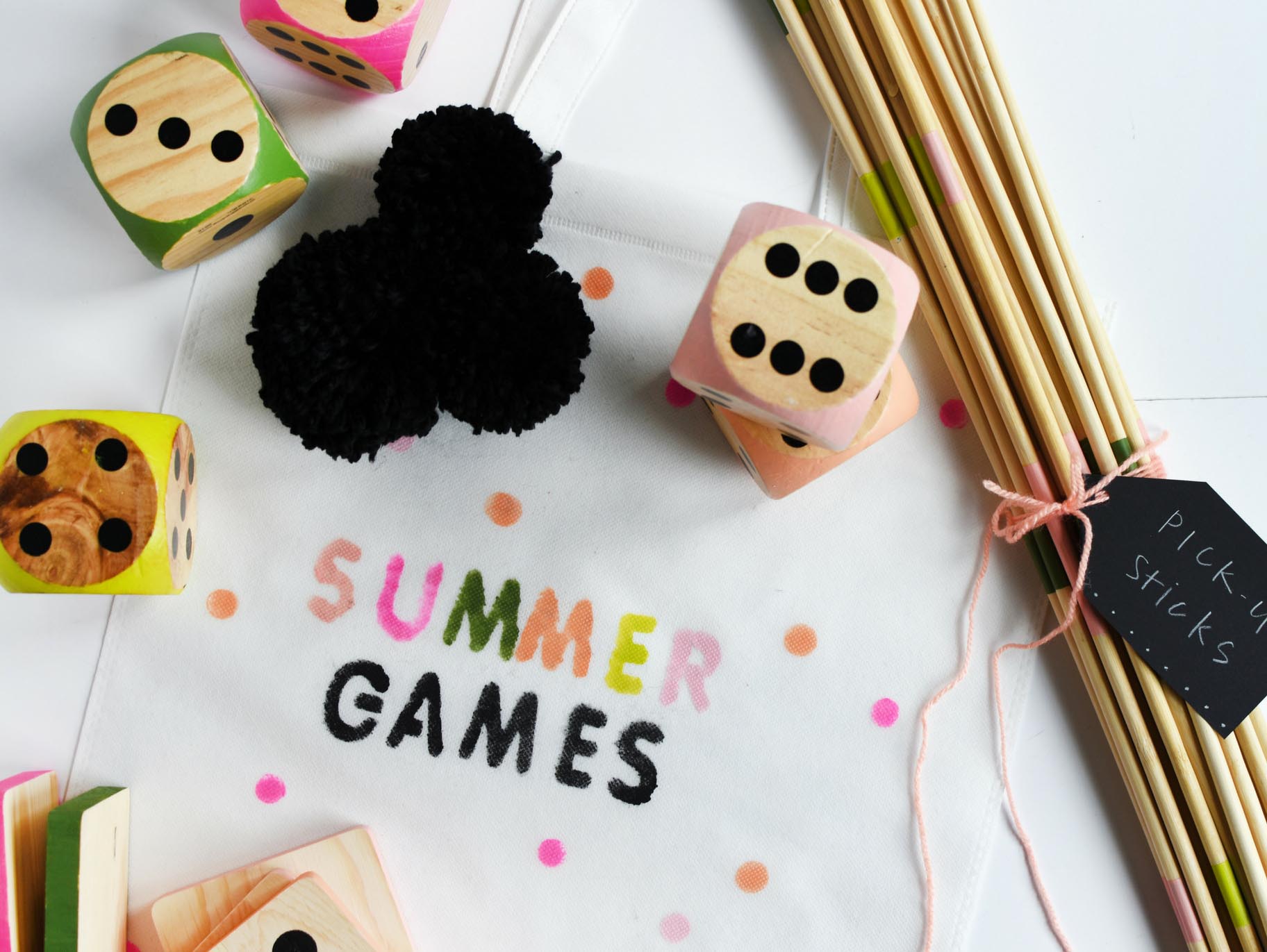 Colorful Outdoor DIY Game Bag