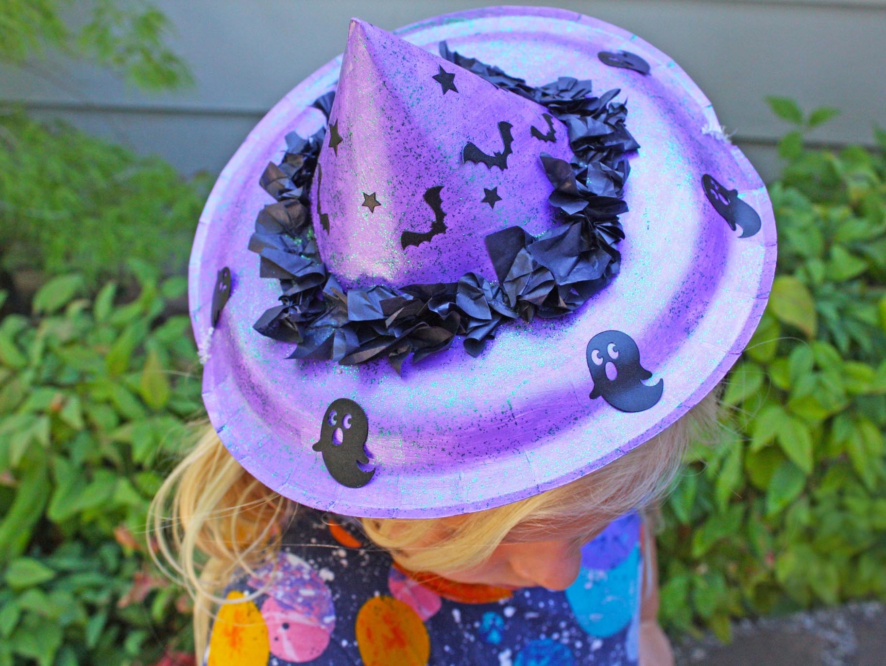 Paper Plate Witch Hats