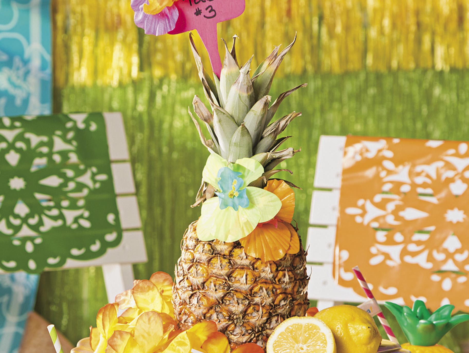 Pineapple Centerpiece Idea