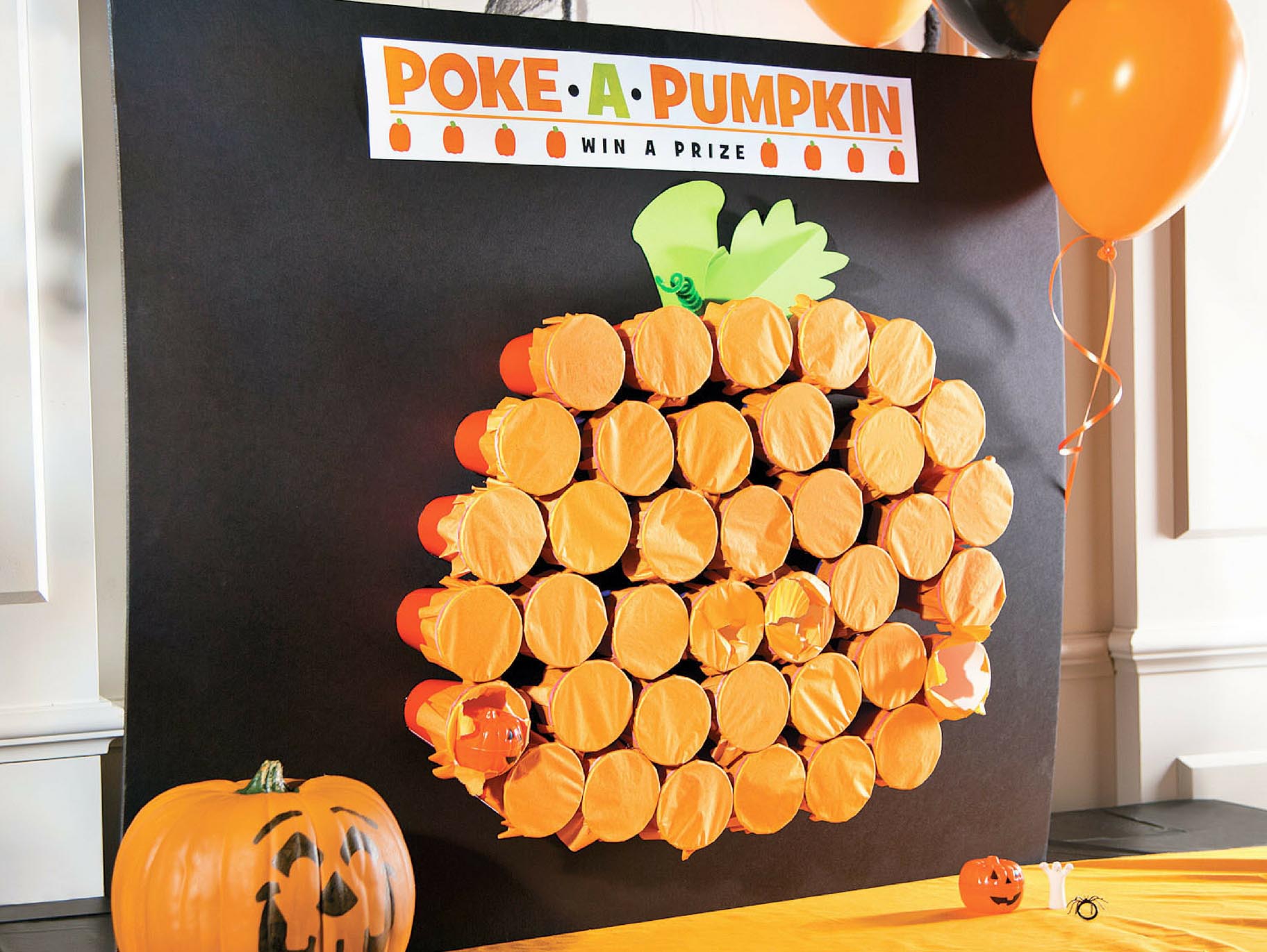 Poke-a-Pumpkin Halloween Party Game