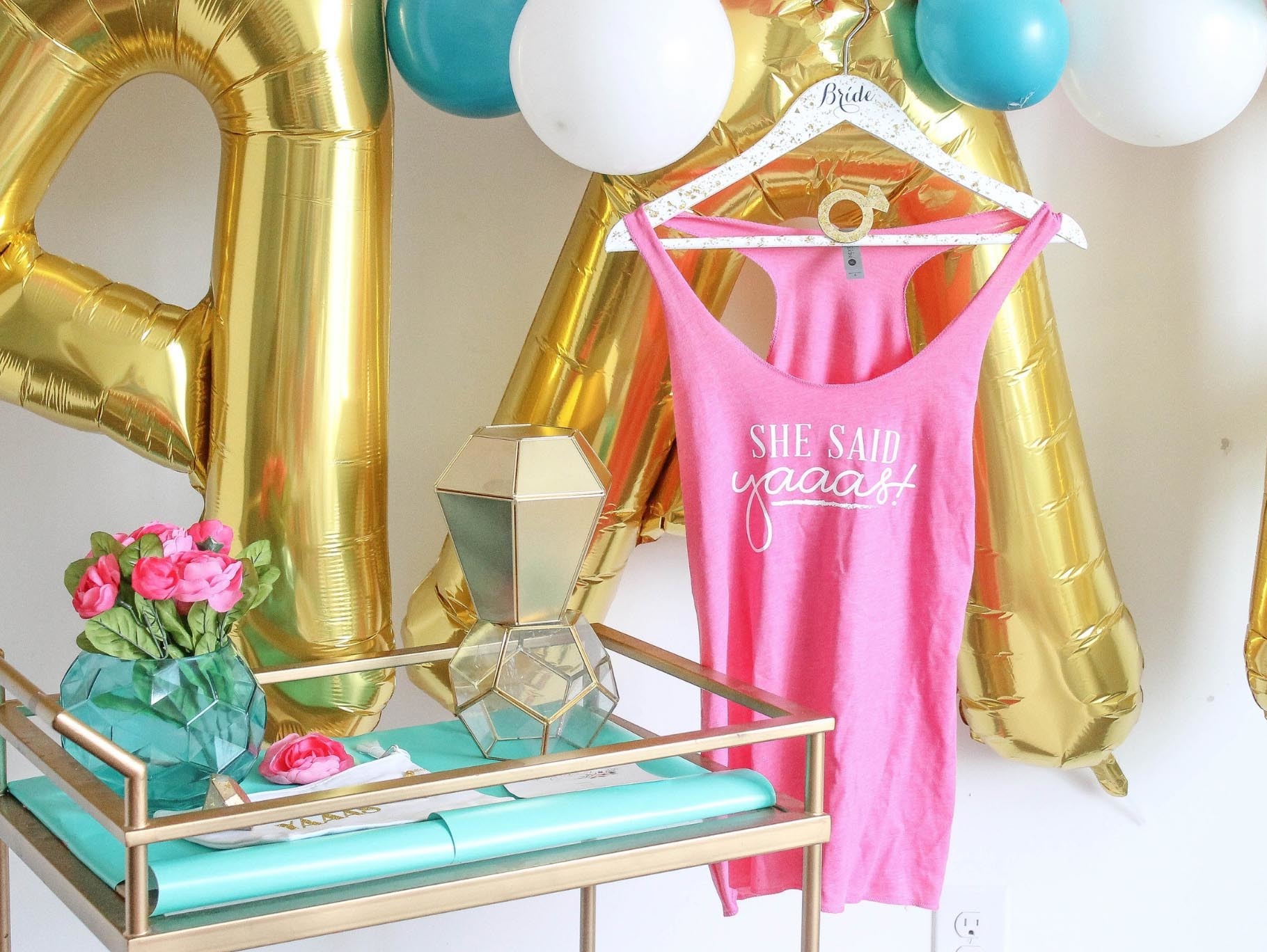 She Said YAAAS! DIY Bride Hanger