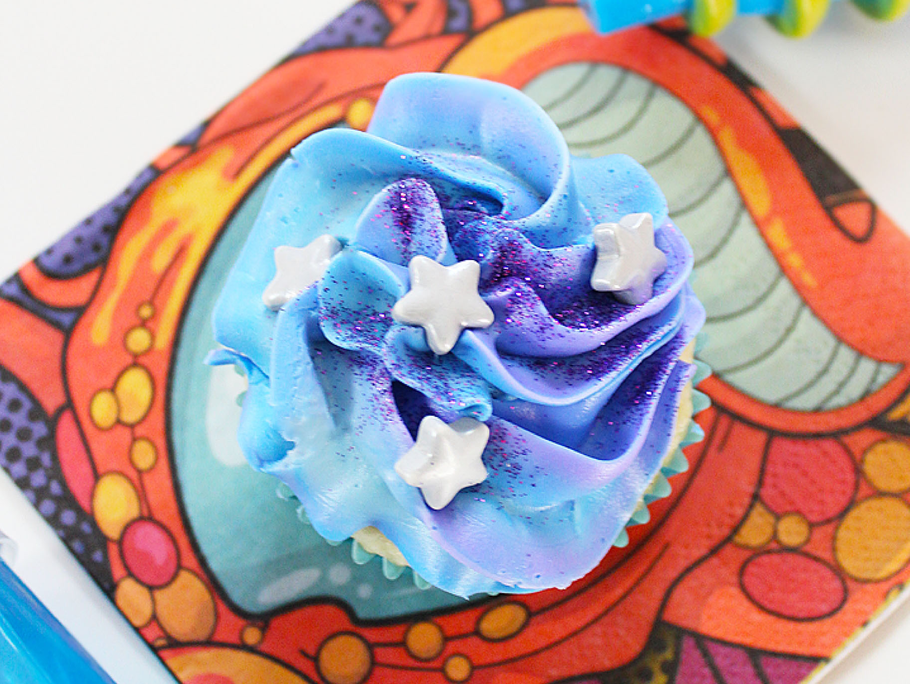 Galaxy Cupcakes 