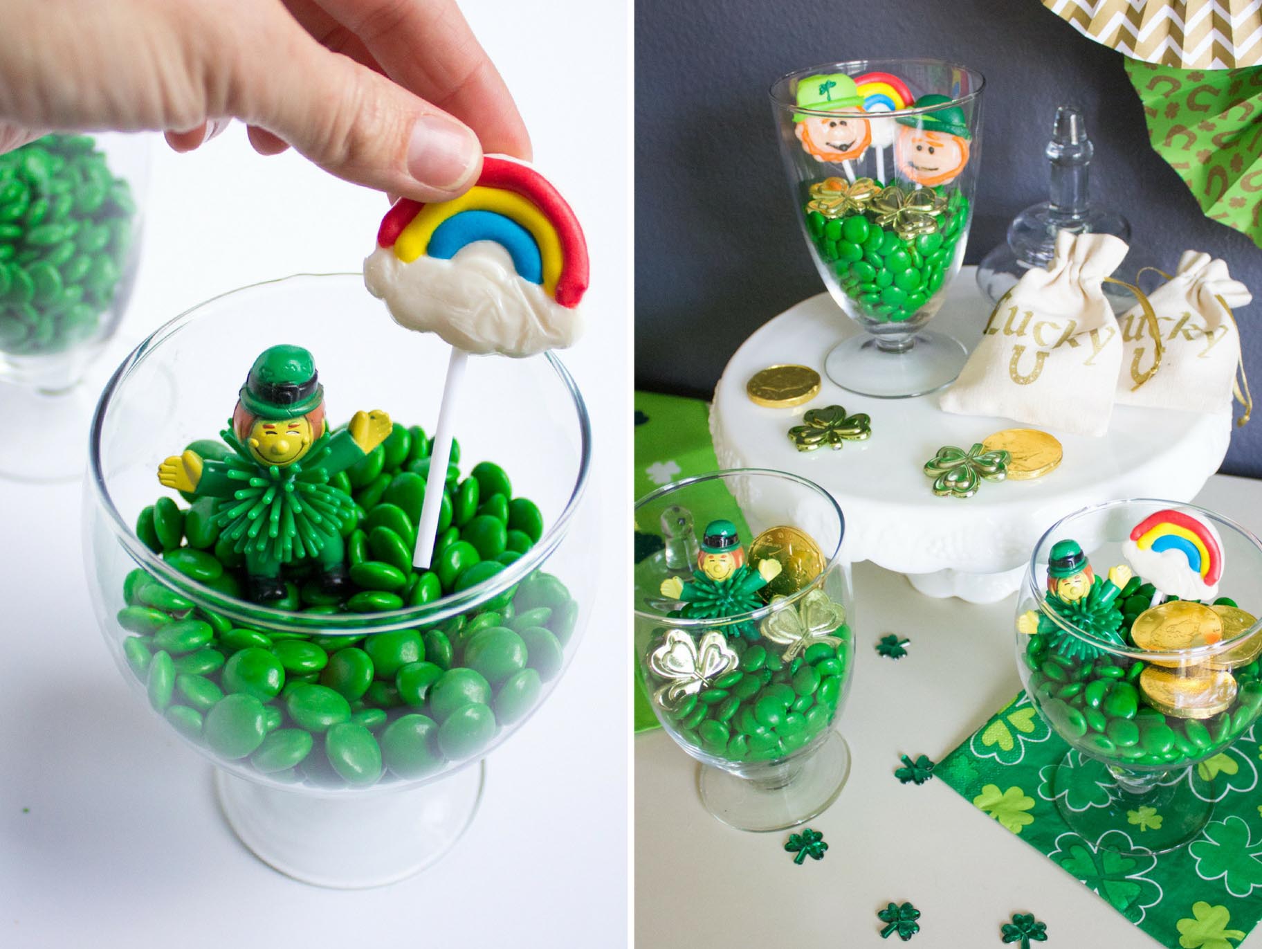 St. Patrick's Day Terrariums