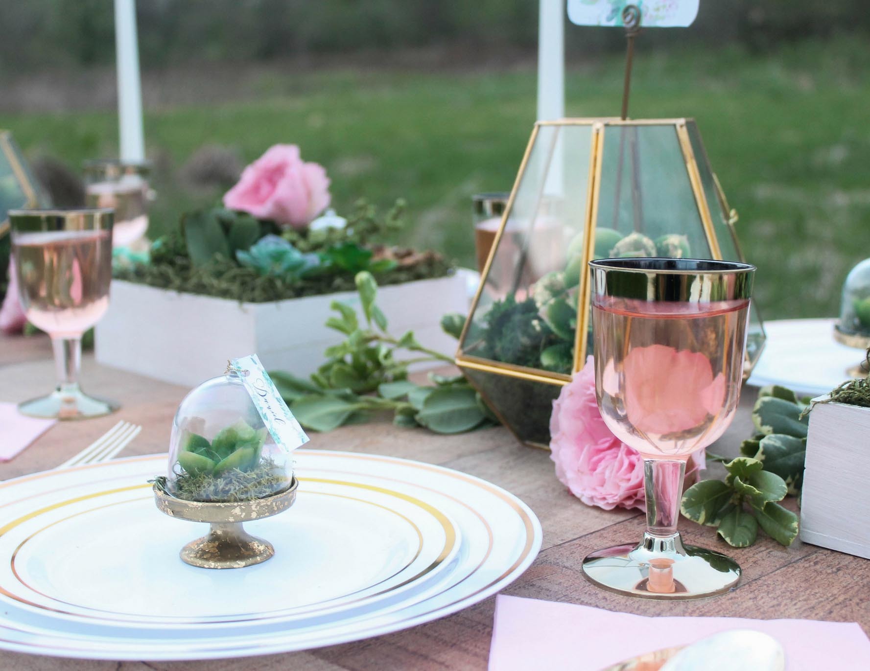 DIY Succulent Place Card