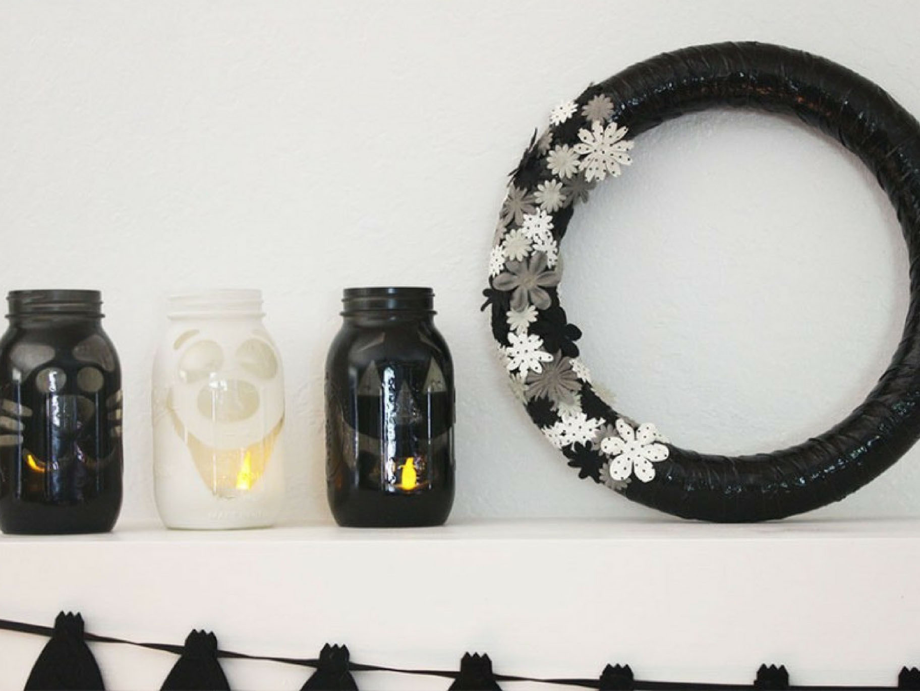 Super-Fast DIY Halloween Wreath