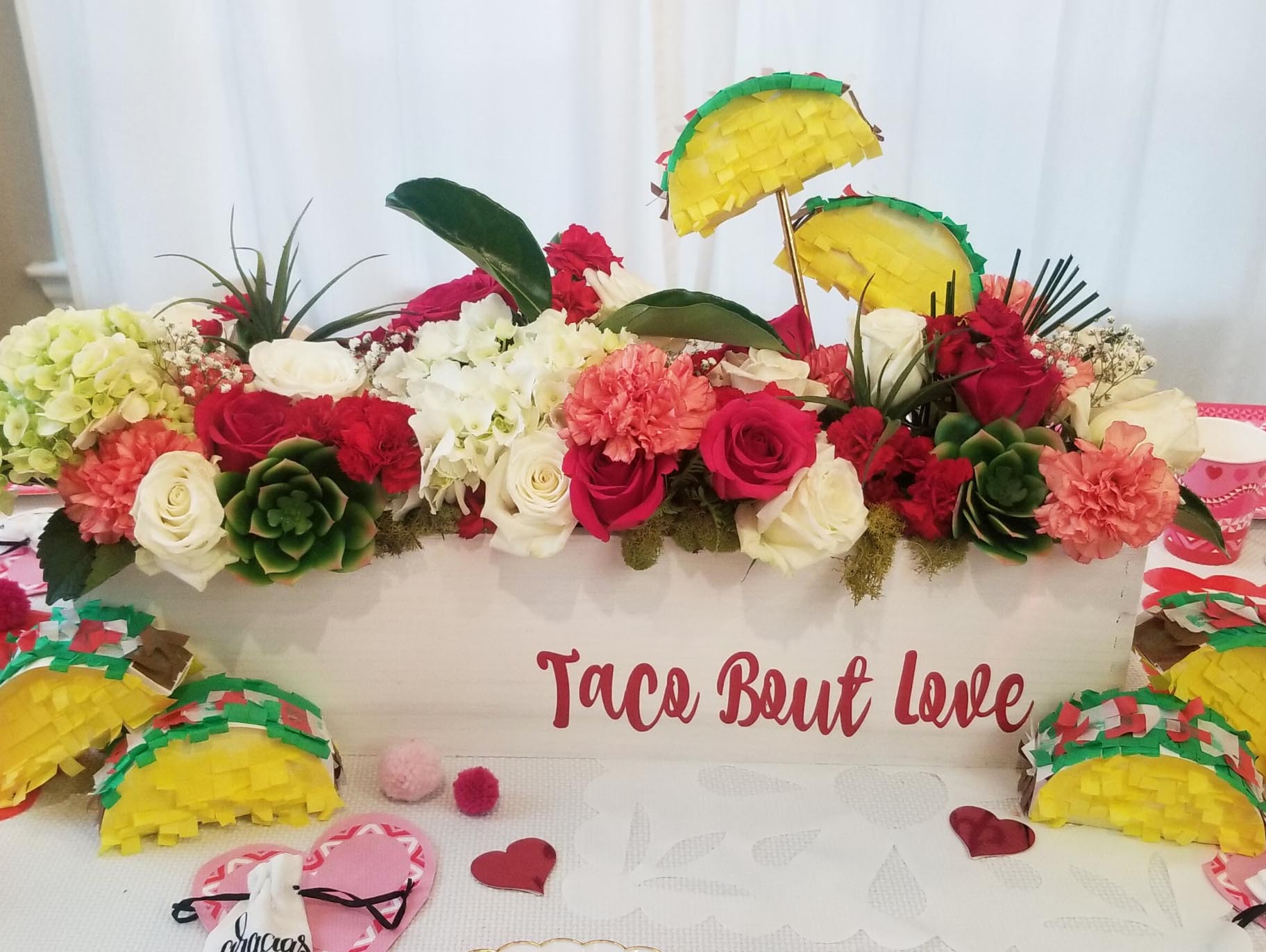 Taco Bout Love Floral Centerpiece
