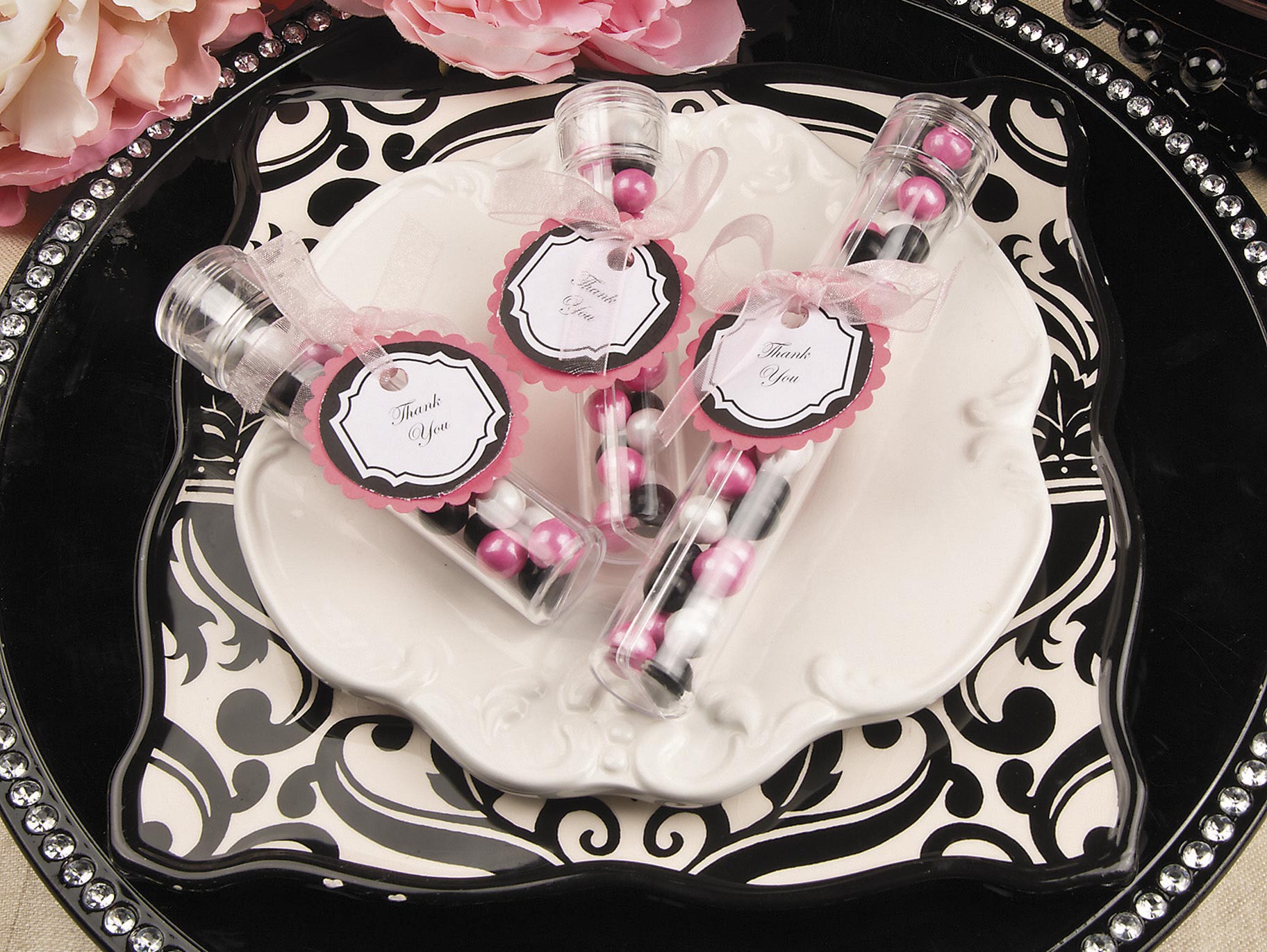Candy Favor Tube Wedding Idea