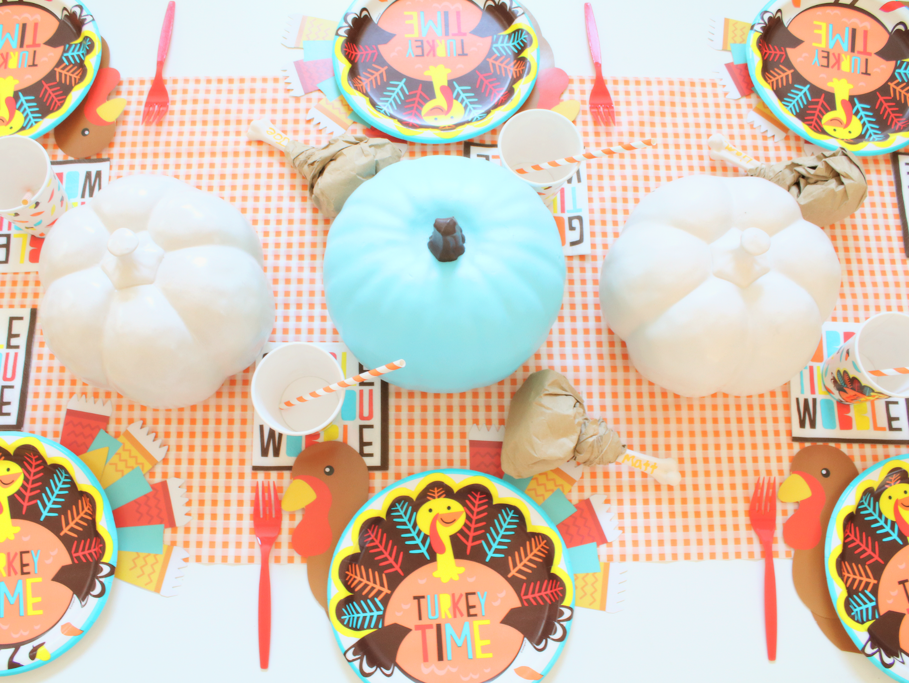 DIY Turkey Leg Party Favors