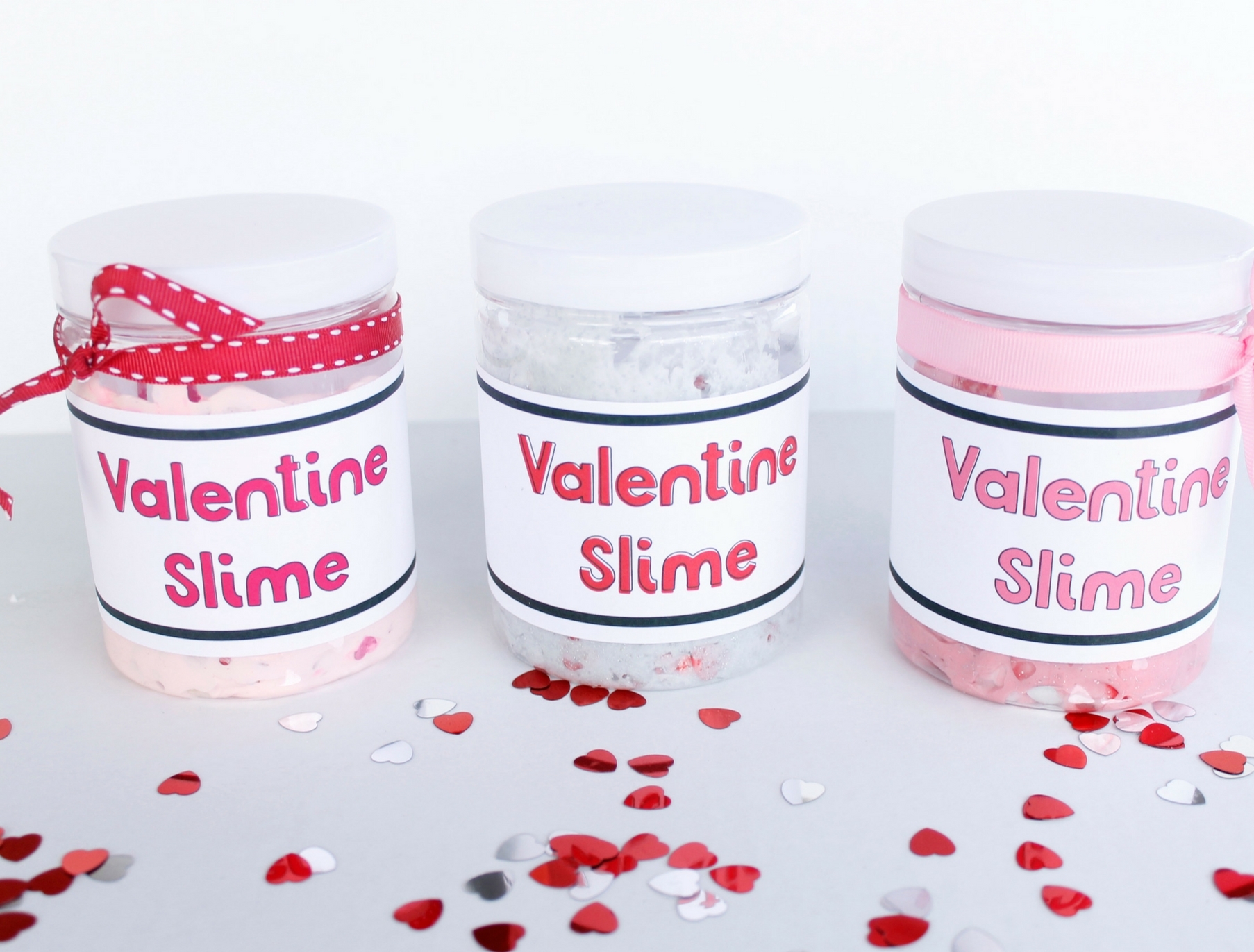 Valentine Slime & Printable Tag