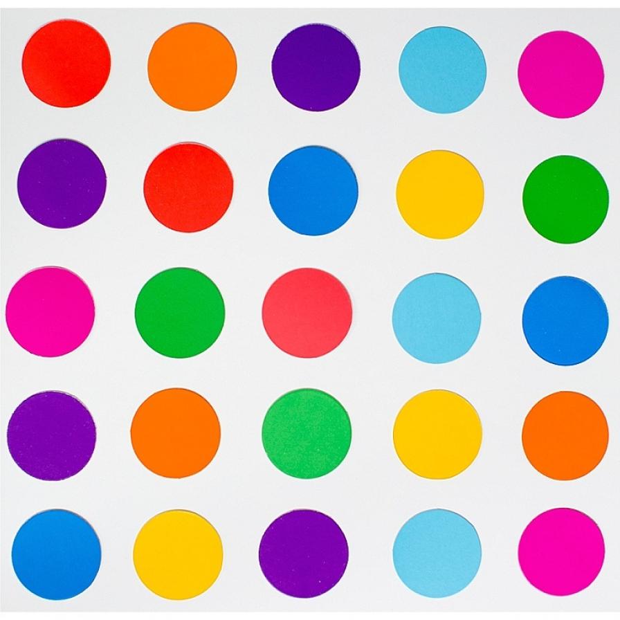 Paint Chip Circle Garland