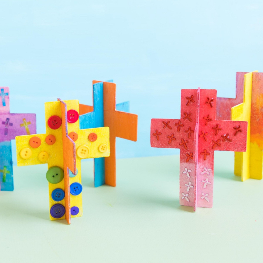 DIY 3D Wood Crosses | Oriental Trading