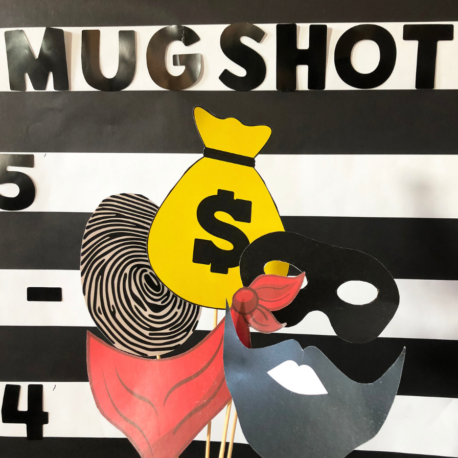 DIY Mugshot Photo Booth