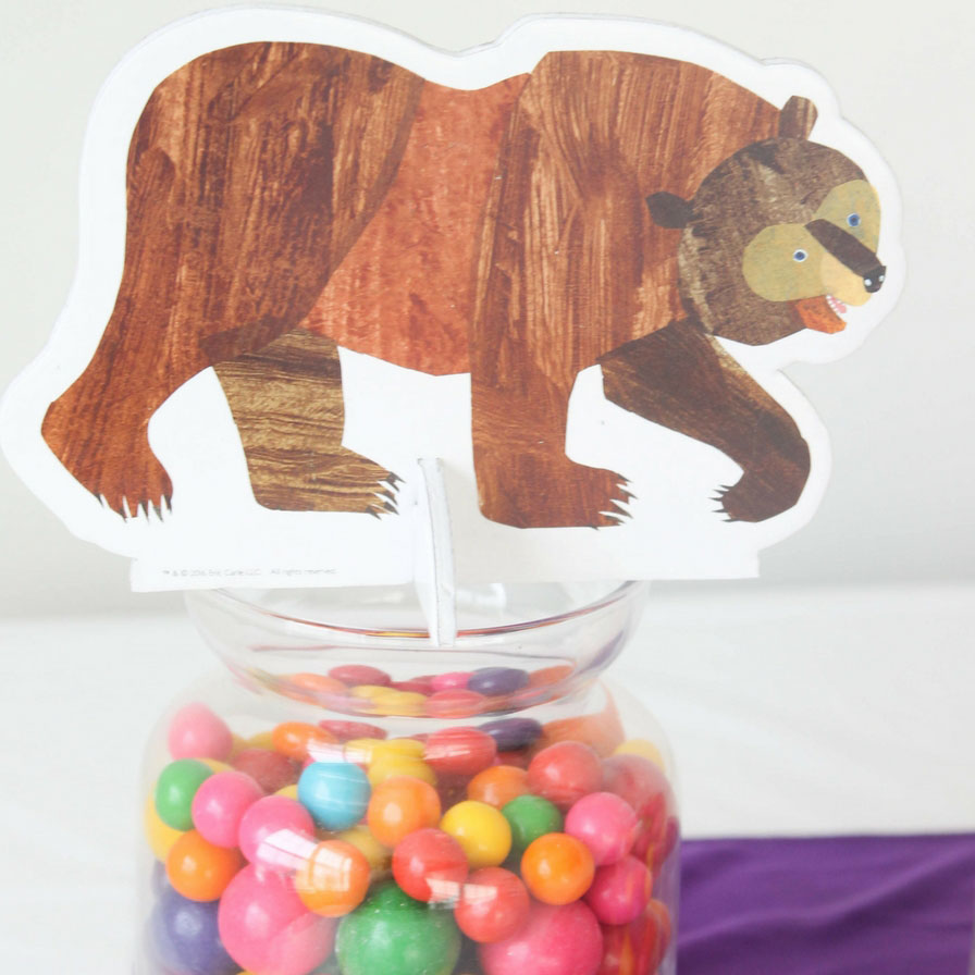Brown Bear Party DIY Centerpiece