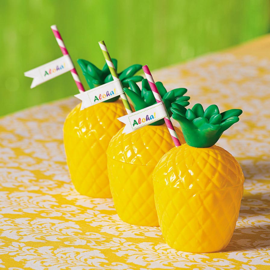 DIY Aloha Straws Idea