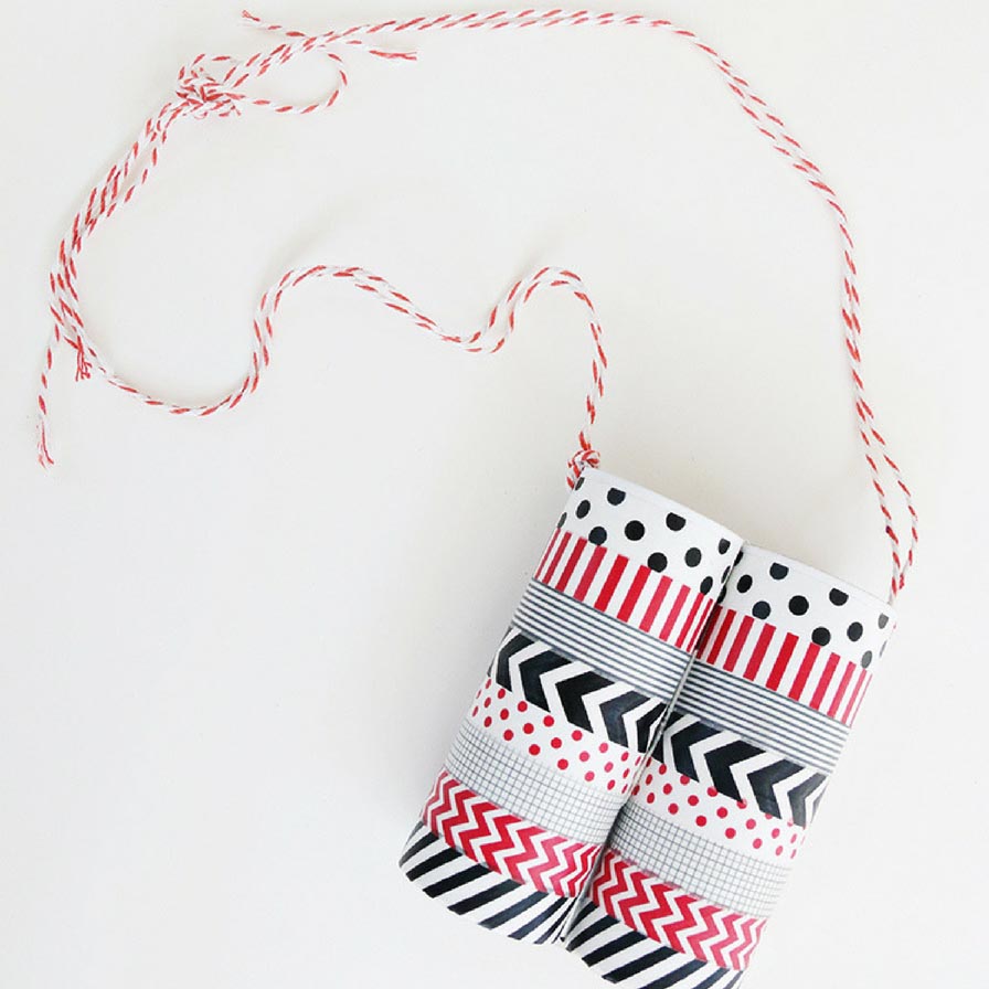 DIY Washi Tape Play Binoculars