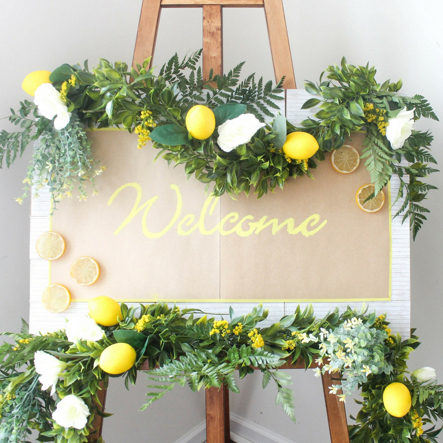 DIY Wedding Welcome Sign