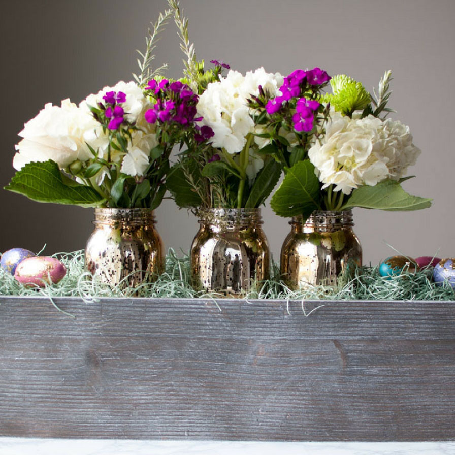 Easter Planter Box Centerpiece