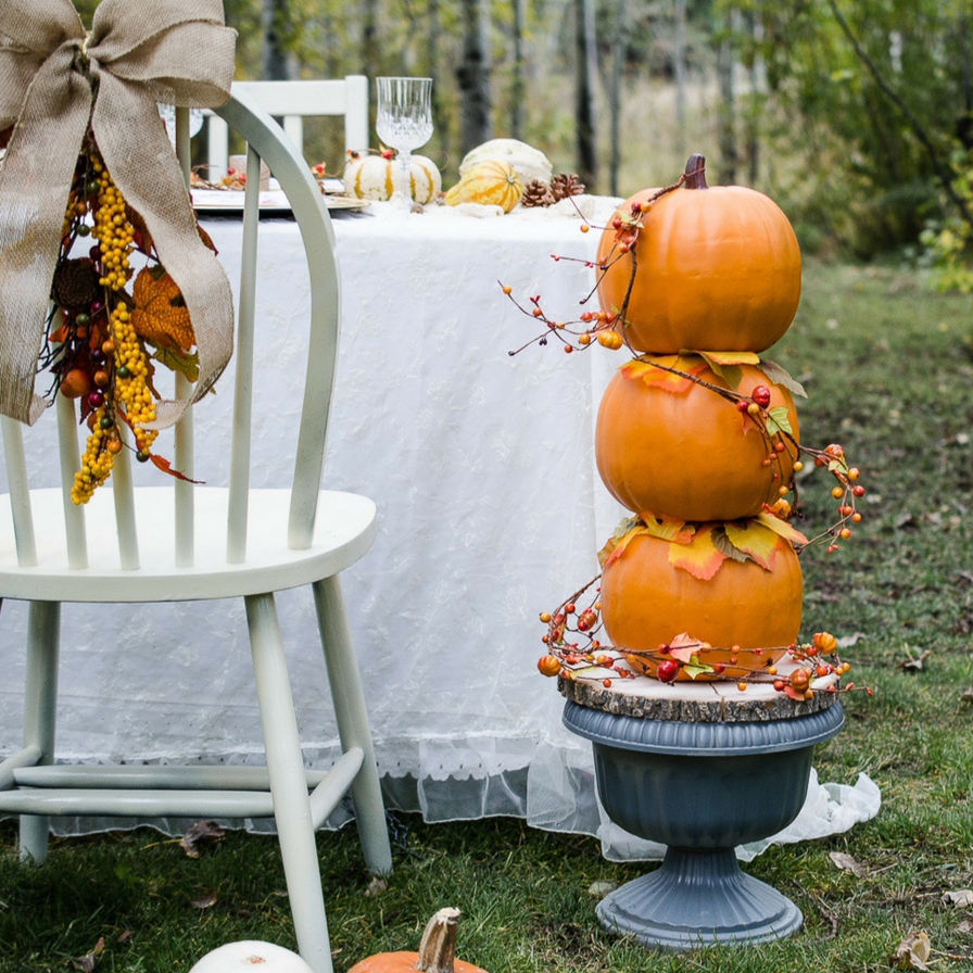 Harvest Wedding Topiary DIY