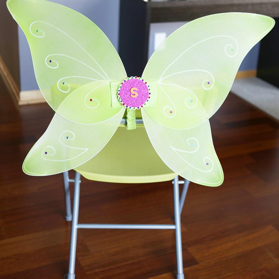 How to Make Personalized Fairy Wings Chairbackers