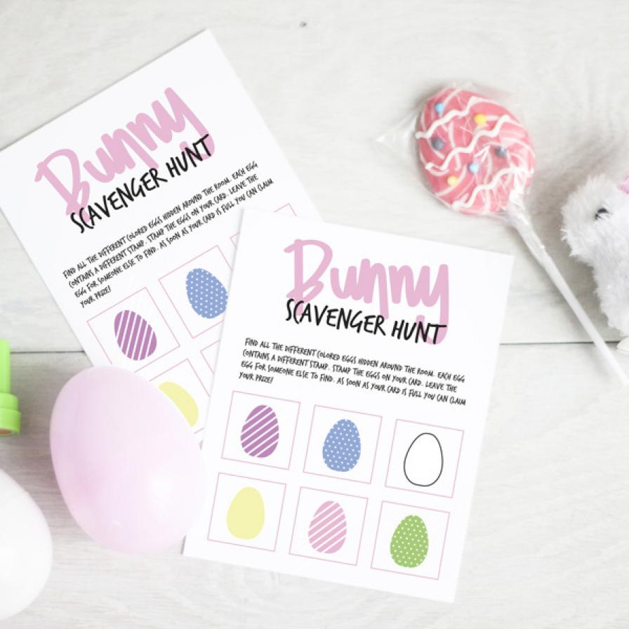 Scavenger Hunt Easter Games for Kids