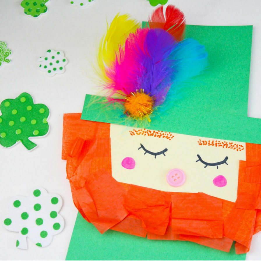 Leprechaun Paper Bag Puppet | Fun365