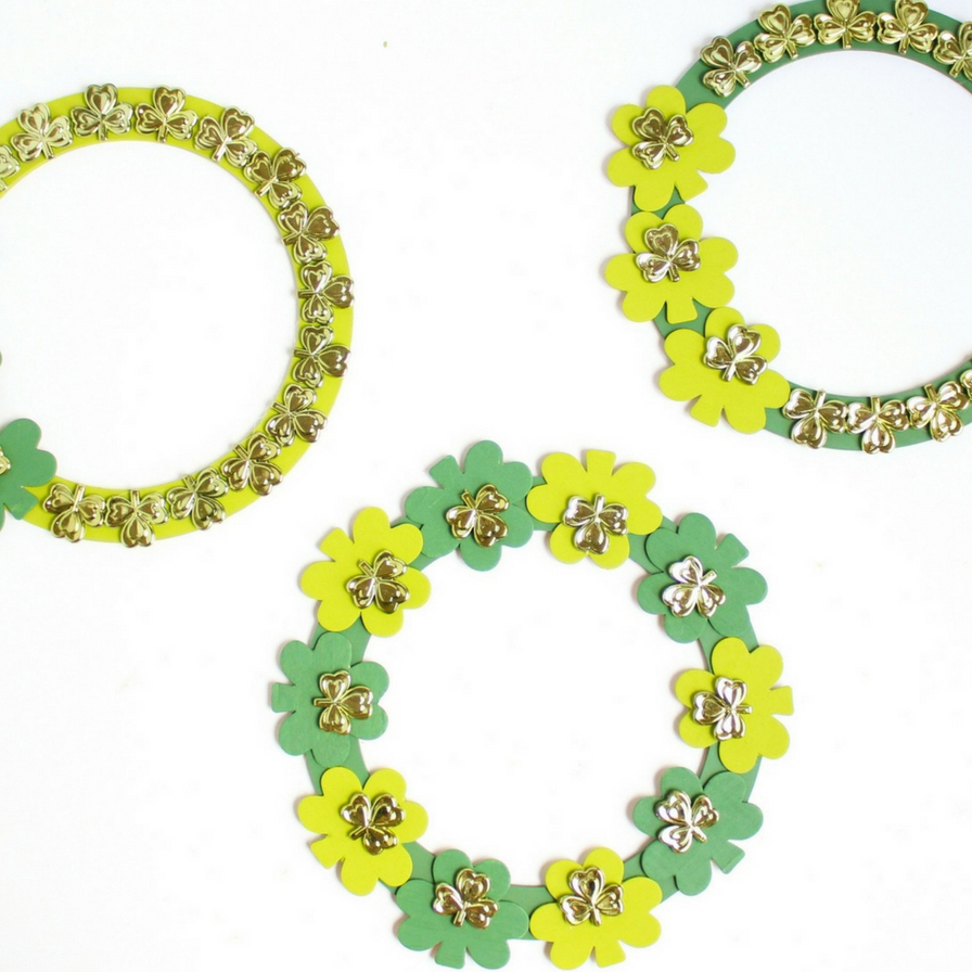 Modern Shamrock Wreaths