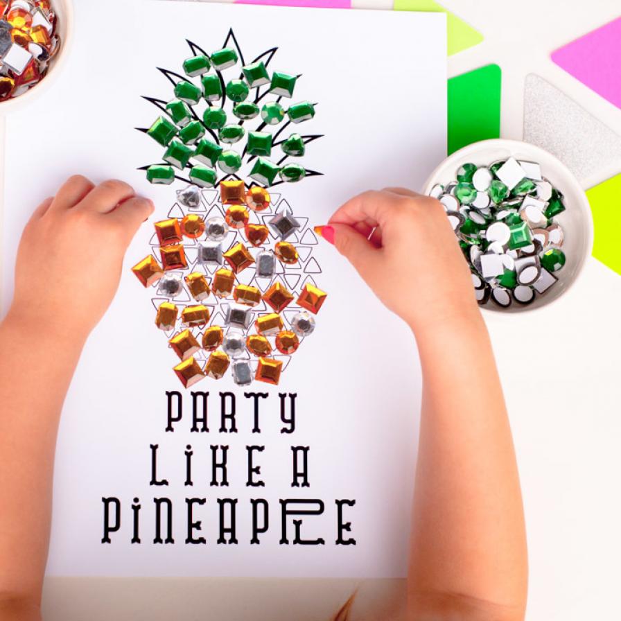 DIY Self Adhesive Jewel Art