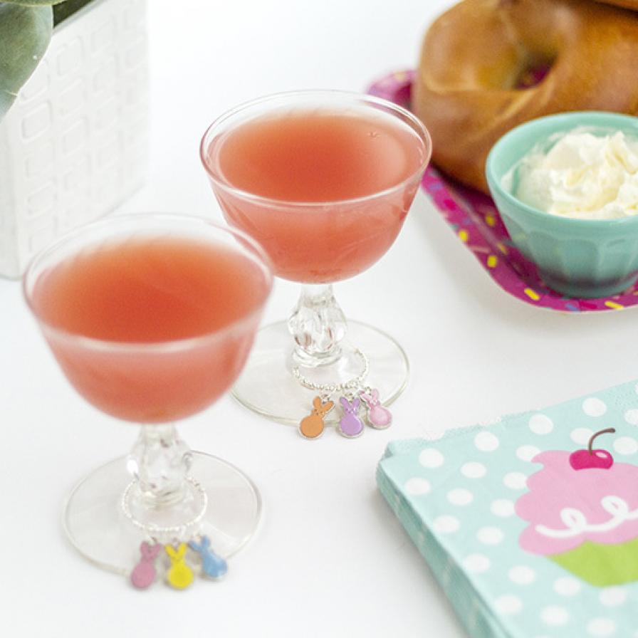 DIY Bunny Wine Glass Charms