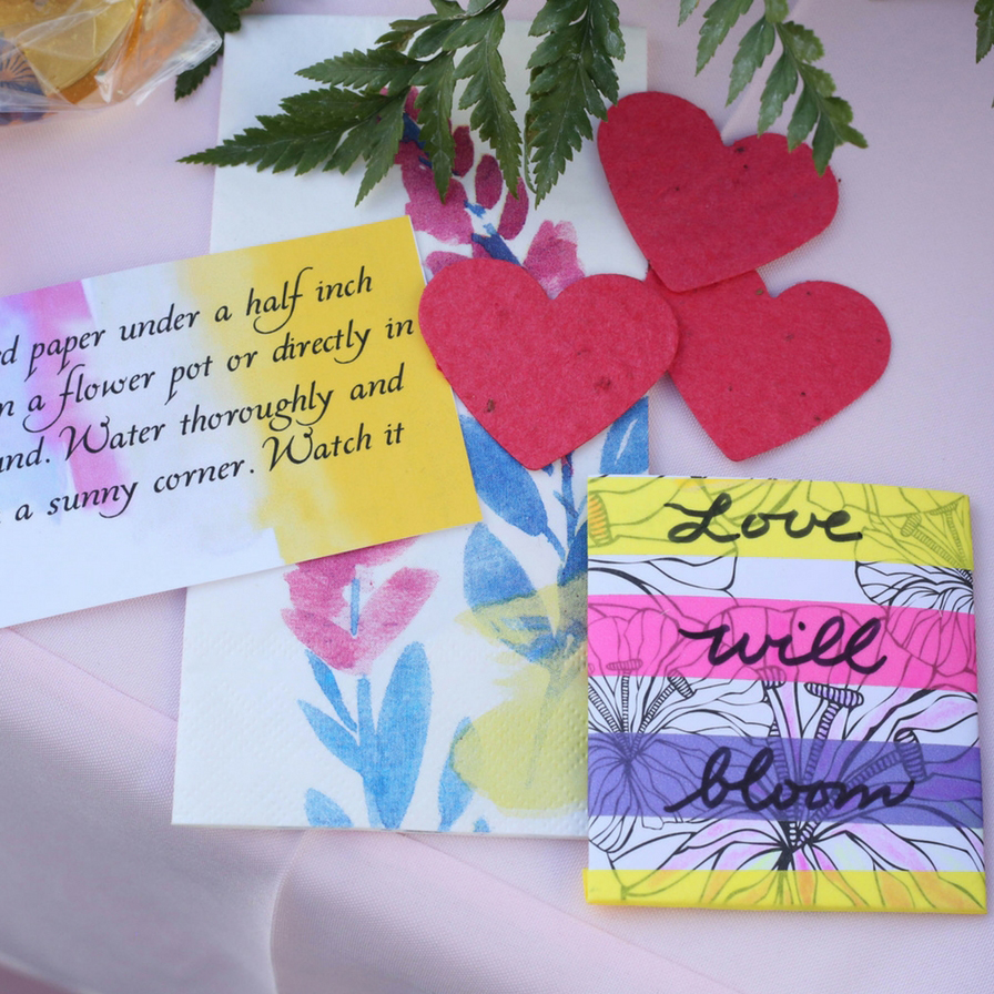 Seed Paper Wedding Favors