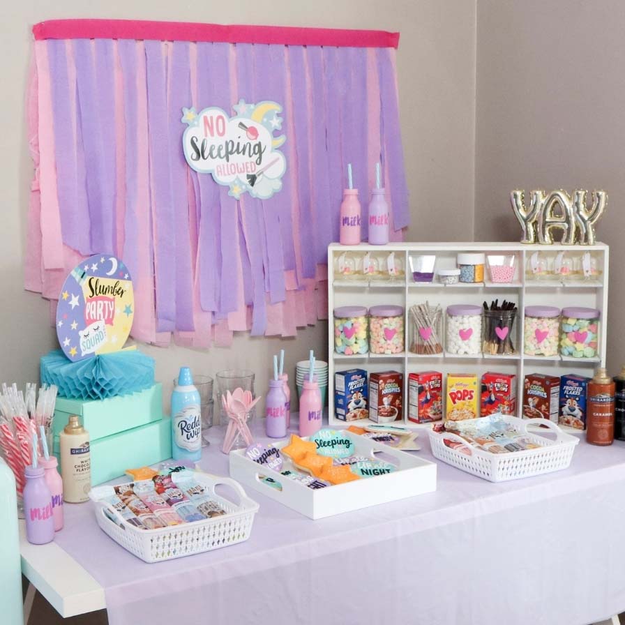 Set Up A Milk And Cookie Bar 