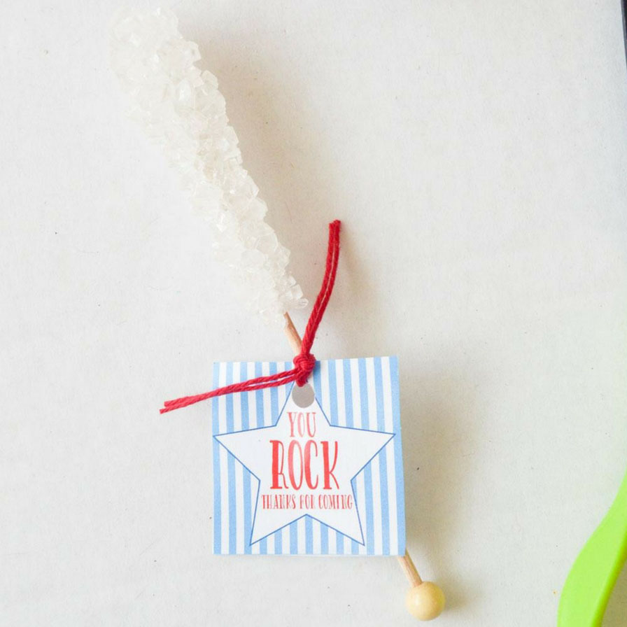 'You Rock' 4th of July Party Favor